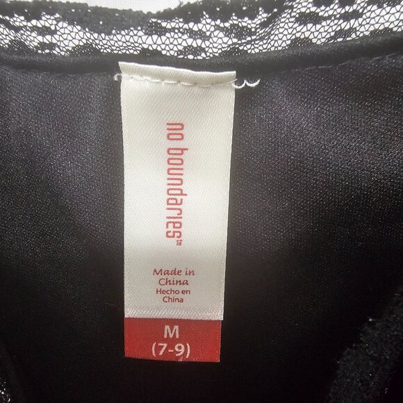 Y2K Babydoll Tank Black Snakeskin Mesh Lace Goth Fairy Whimsigoth M - Picture 7 of 10